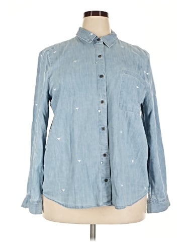Style&Co Long Sleeve Button-Down Shirt (view 1)