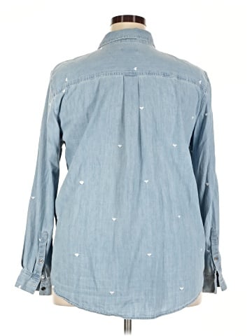 Style&Co Long Sleeve Button-Down Shirt (view 2)