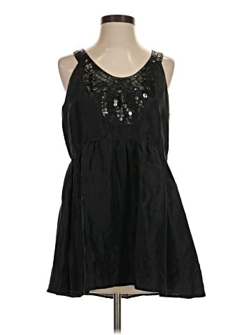 DKNYC Sleeveless Silk Top (view 1)