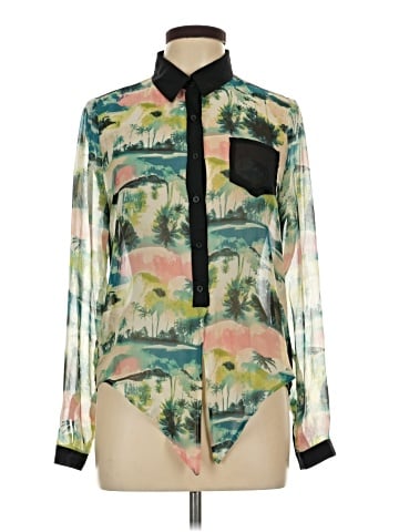 Love Tree Long Sleeve Blouse (view 1)