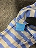 J. McLaughlin 100% Cotton Stripes Blue Long Sleeve Button-Down Shirt Size S - photo 8
