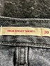 Levi's 100% Cotton Black Denim Shorts Size 30 waist - photo 4