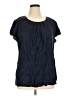 Boden Blue Short Sleeve Blouse Size 16 - photo 1