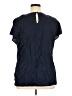 Boden Blue Short Sleeve Blouse Size 16 - photo 2