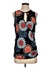 Veronica M. Blue Sleeveless Top Size S - photo 1