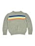 Gymboree 100% Cotton Stripes Gray Pullover Sweater Size 5 - 6 - photo 1
