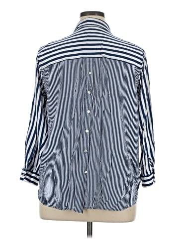 Jane and Delancey 3/4 Sleeve Button-Down Shirt (view 2)