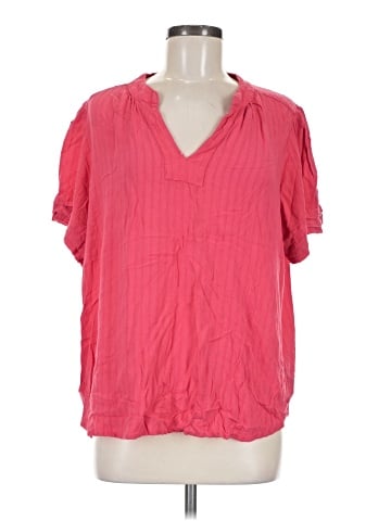 Well Worn Short Sleeve Blouse (view 1)