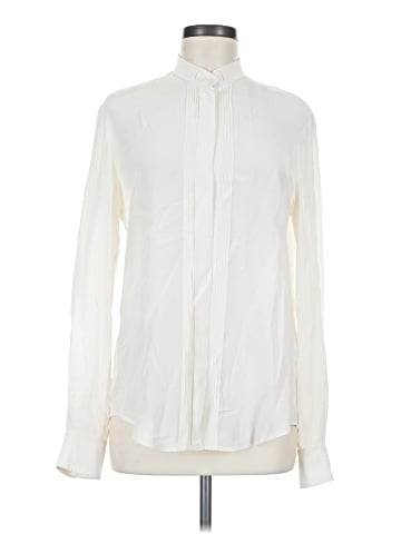 Joseph Long Sleeve Silk Top (view 1)