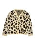 Art Class 100% Acrylic Animal Print Tan Cardigan Size 14 - 16 - photo 1