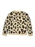 Art Class 100% Acrylic Animal Print Tan Cardigan Size 14 - 16 - photo 2