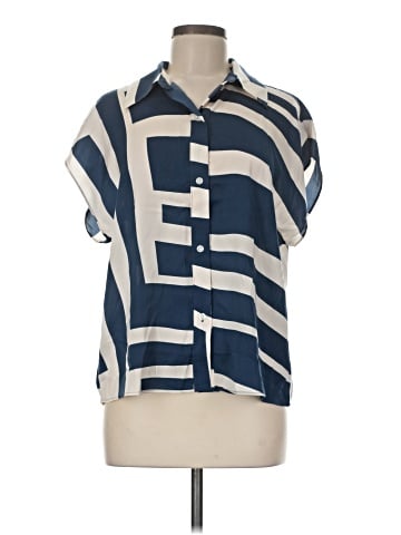 Ann Taylor Factory Short Sleeve Blouse (view 1)