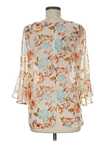 Sara Michelle 3/4 Sleeve Blouse (view 2)