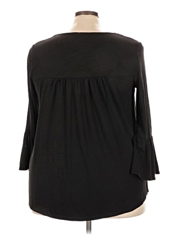 Faded Glory 3/4 Sleeve Blouse (view 2)