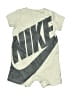 Nike Graphic Gray Short Sleeve Onesie Size Newborn - photo 1