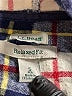 L.L.Bean 100% Cotton Plaid Ivory Jacket Size S - photo 6