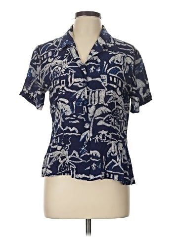 Allison Taylor Short Sleeve Silk Top (view 1)