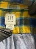 Gap Kids Plaid Yellow Long Sleeve Button-Down Shirt Size 6 - 7 - photo 3