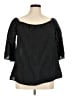 Cupio 100% Linen Black 3/4 Sleeve Blouse Size XL - photo 1