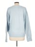 Double Zero 100% Acrylic Solid Blue Pullover Sweater Size L - photo 2