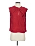 FRAME 100% Silk Red Sleeveless Silk Top Size S - photo 1