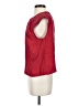 FRAME 100% Silk Red Sleeveless Silk Top Size S - photo 5