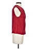 FRAME 100% Silk Red Sleeveless Silk Top Size S - photo 4