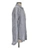 L.L.Bean 100% Linen Stripes Gray Long Sleeve Button-Down Shirt Size S - photo 4