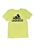Adidas 100% Polyester Green Active T-Shirt Size 7 - photo 1