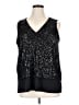 MICHAEL Michael Kors Black Sleeveless Blouse Size XL - photo 1