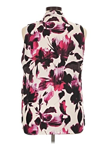 Rose + Olive Sleeveless Blouse (view 2)