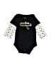 Unbranded Black Long Sleeve Onesie Size 0-3 mo - photo 1