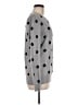 Market and Spruce Polka Dots Gray Pullover Sweater Size M - photo 4