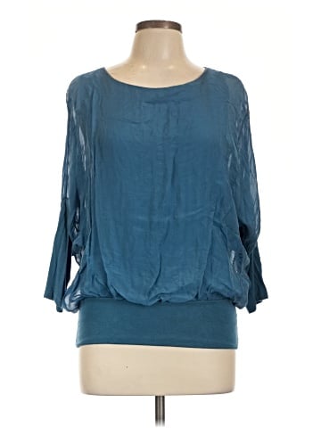 GiGi Moda 3/4 Sleeve Silk Top (view 1)