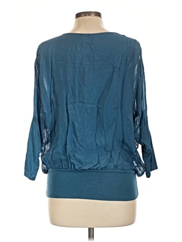 GiGi Moda 3/4 Sleeve Silk Top (view 2)