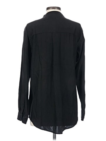 J Brand Long Sleeve Silk Top (view 2)