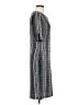 St. John Print Gray Black Casual Dress Size 6 (estimated) - photo 4