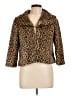 Vivienne Vivienne Tam 100% Polyester Animal Print Brown Jacket Size 10 - photo 1