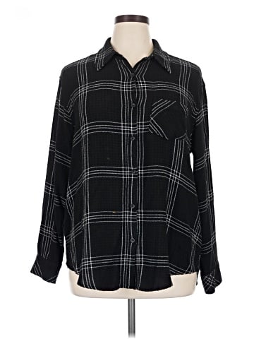 Lane Bryant Long Sleeve Button-Down Shirt (view 1)