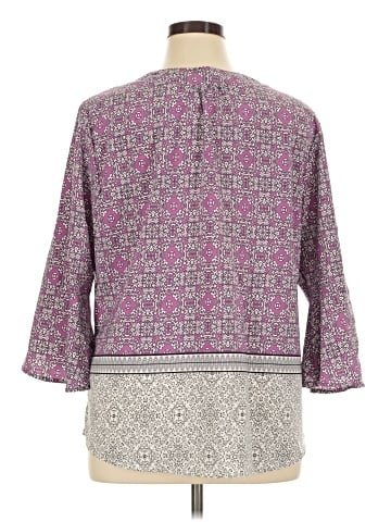 Dana Buchman 3/4 Sleeve Blouse (view 2)