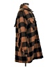 Aqua Plaid Brown Coat Size M - photo 4