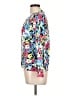 August Silk Floral Blue Pullover Sweater Size L - photo 5