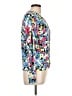 August Silk Floral Blue Pullover Sweater Size L - photo 4
