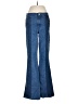 Ella Moss Chevron-herringbone Blue Jeans Size 27 waist - photo 1