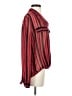Bisou Bisou 100% Polyester Red Long Sleeve Blouse Size S - photo 4