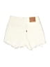Levi's Ivory Denim Shorts Size 26 waist - photo 2