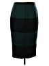 Max Mara Color Block Black Green Wool Skirt Size 2 - photo 2