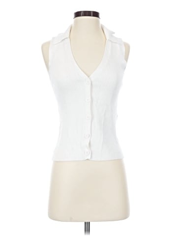 Vero Moda Sleeveless Button-Down Shirt (view 1)