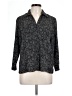 Notations Paisley Black 3/4 Sleeve Blouse Size L - photo 1