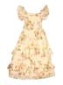 Rare Editions Floral Yellow Dress Size 7 - 8 - photo 1